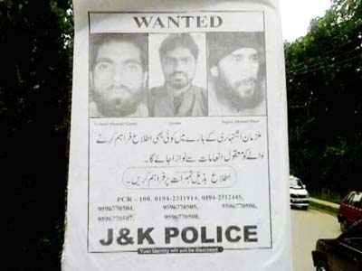 Wanted: These three men in Srinagar attack before PM's visit