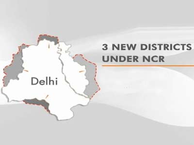 Three new districts added to NCR