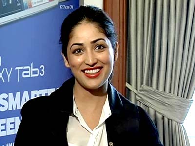 Yami Gautam on the Samsung Galaxy Tab 3 tablets