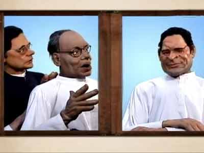 Rajnath Singh's art class for BJP leaders