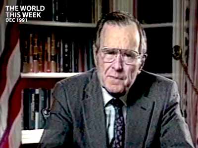 Video : The World This Week: The President's feeling blue (Aired: December 1991)