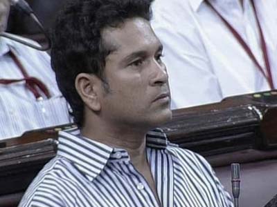 Sachin Tendulkar attends Parliament