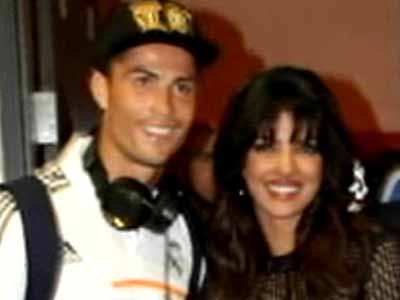 Priyanka's wild night out with footballer Ronaldo