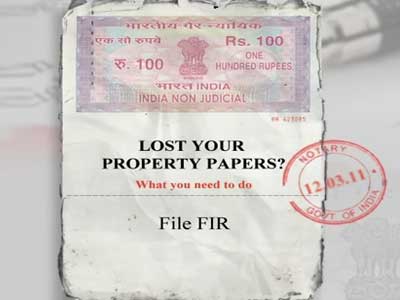 Lost property papers? Here's what to do