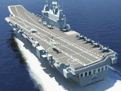 INS Vikrant, India's first indigenous aircraft carrier to be launched on Monday