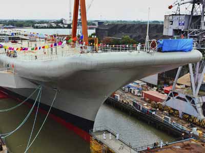 INS Vikrant, India's 1st indigenous aircraft carrier, launched