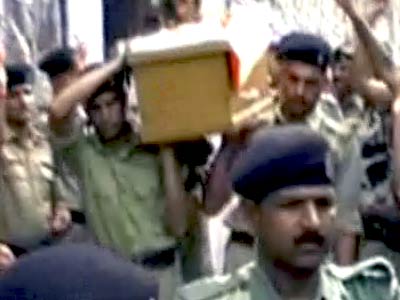 बीएसएफ के शहीद जवान रामनिवास का अंतिम संस्कार