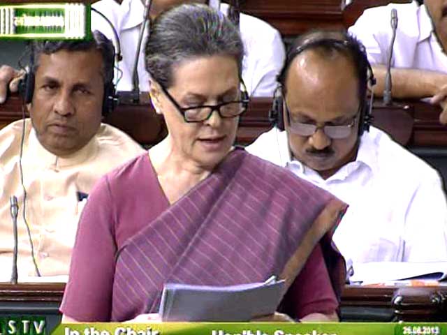 Food Security scheme is India's chance to make history, says Sonia in rare speech