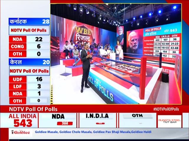 Video : Chanakya Exit Poll के मुताबिक NDA को 400 सीटें