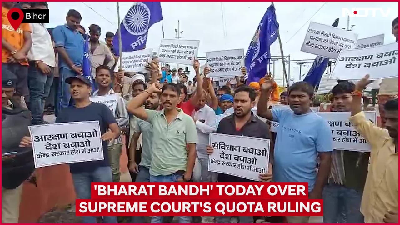 Video : 'Bharat Bandh' Today Over Supreme Court's Quota Ruling. Details Here