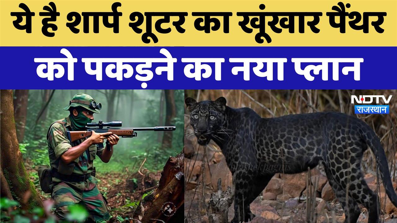 Udaipur News: ये  है शार्प शूटर का खूंखार पैंथर को पकड़ने का नया प्लान