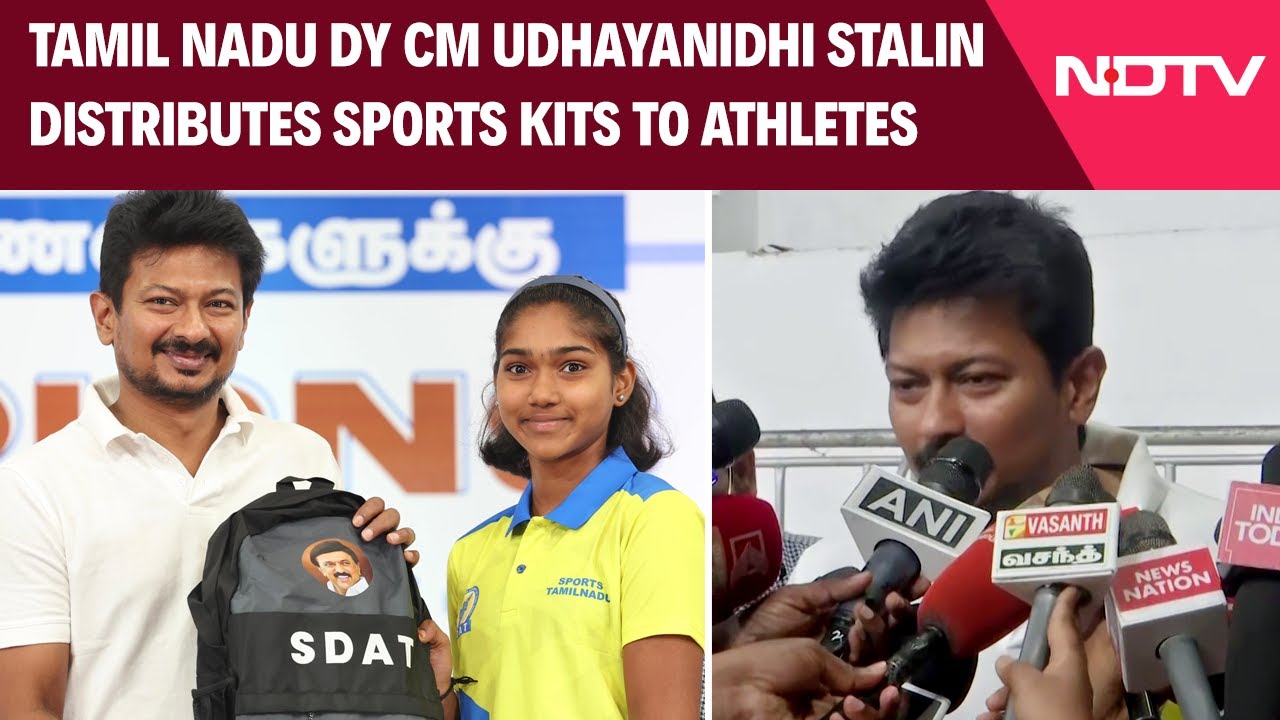 Video : Tamil Nadu DY CM Udhayanidhi Stalin Distributes Sports Kits To Athletes