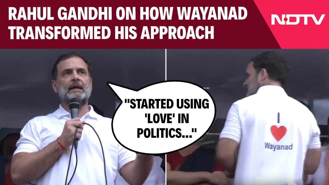 Video : Rahul Gandhi Speech: Rahul Gandhi On The Concept Of 'Love' In Politics