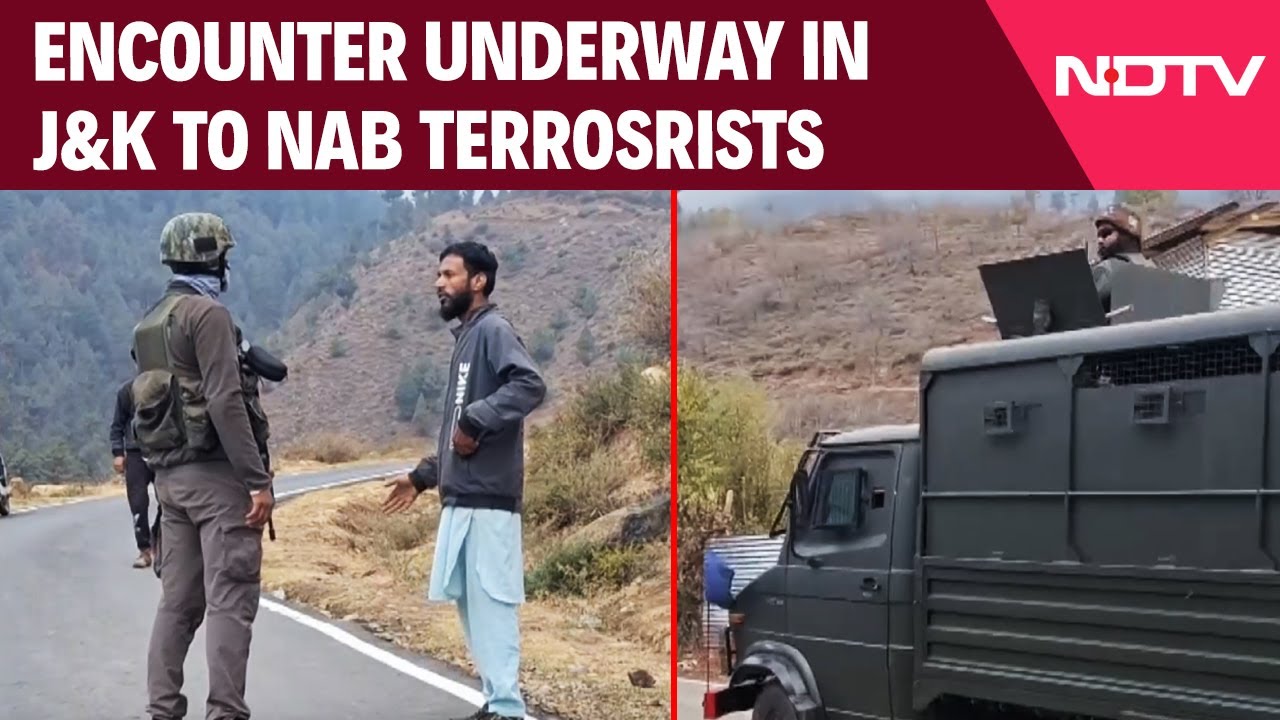 Video : Encounter Underway In Bandipora’s Nagmarg By Security Forces To Nab Terrorists