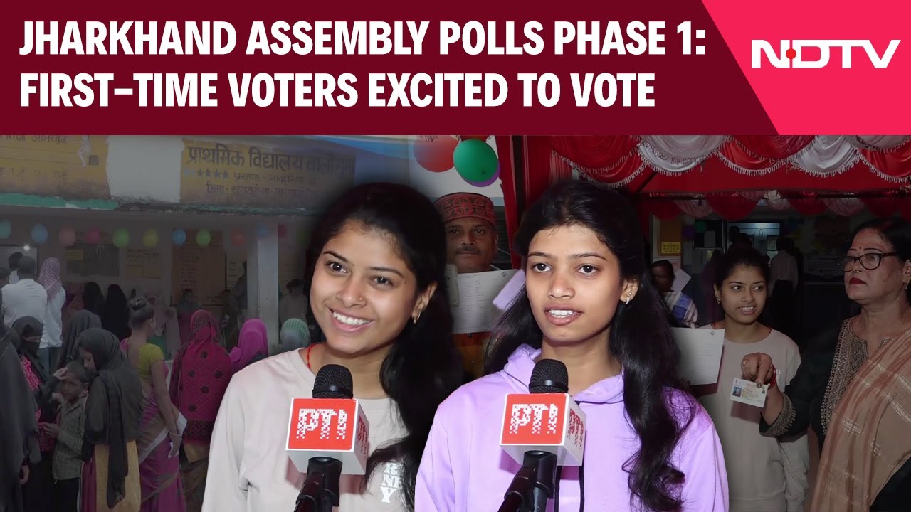 Video : Jharkhand Assembly Polls Phase 1: Voters Reach Polling Booths On Day 1 Of Voting