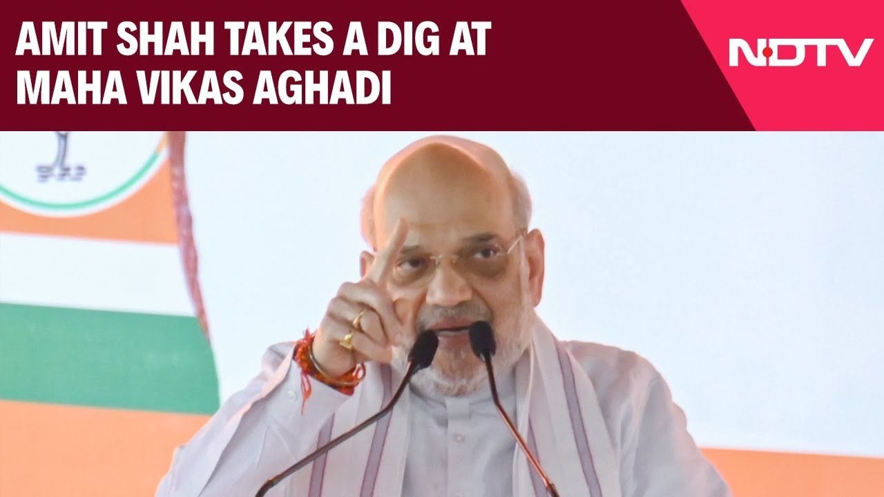 Video : "Aurangzeb Fan Club…", Amit Shah's scathing Attack On Maha Vikas Aghadi