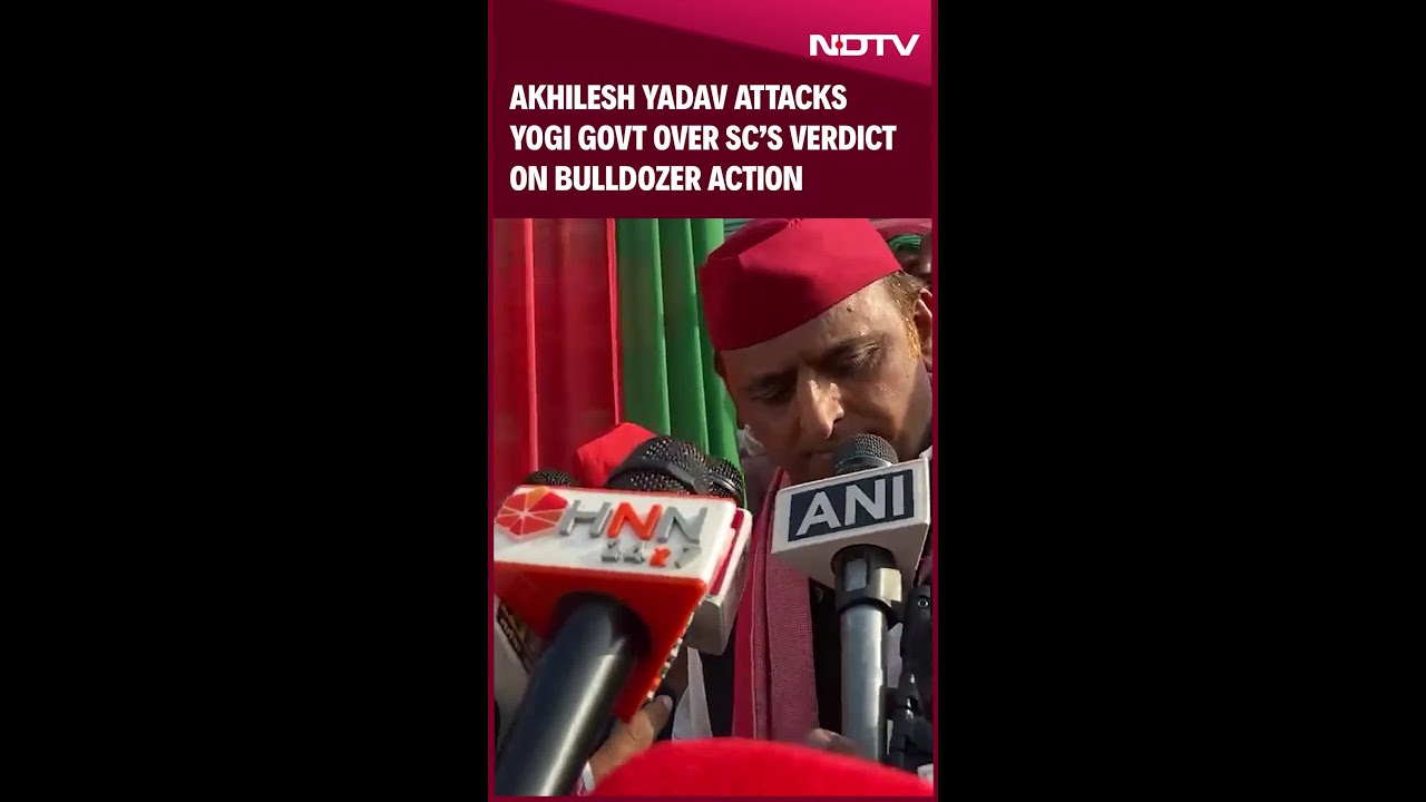 Akhilesh Yadav Attacks Yogi Government Over Supreme Court's Bulldozer Justice Verdict