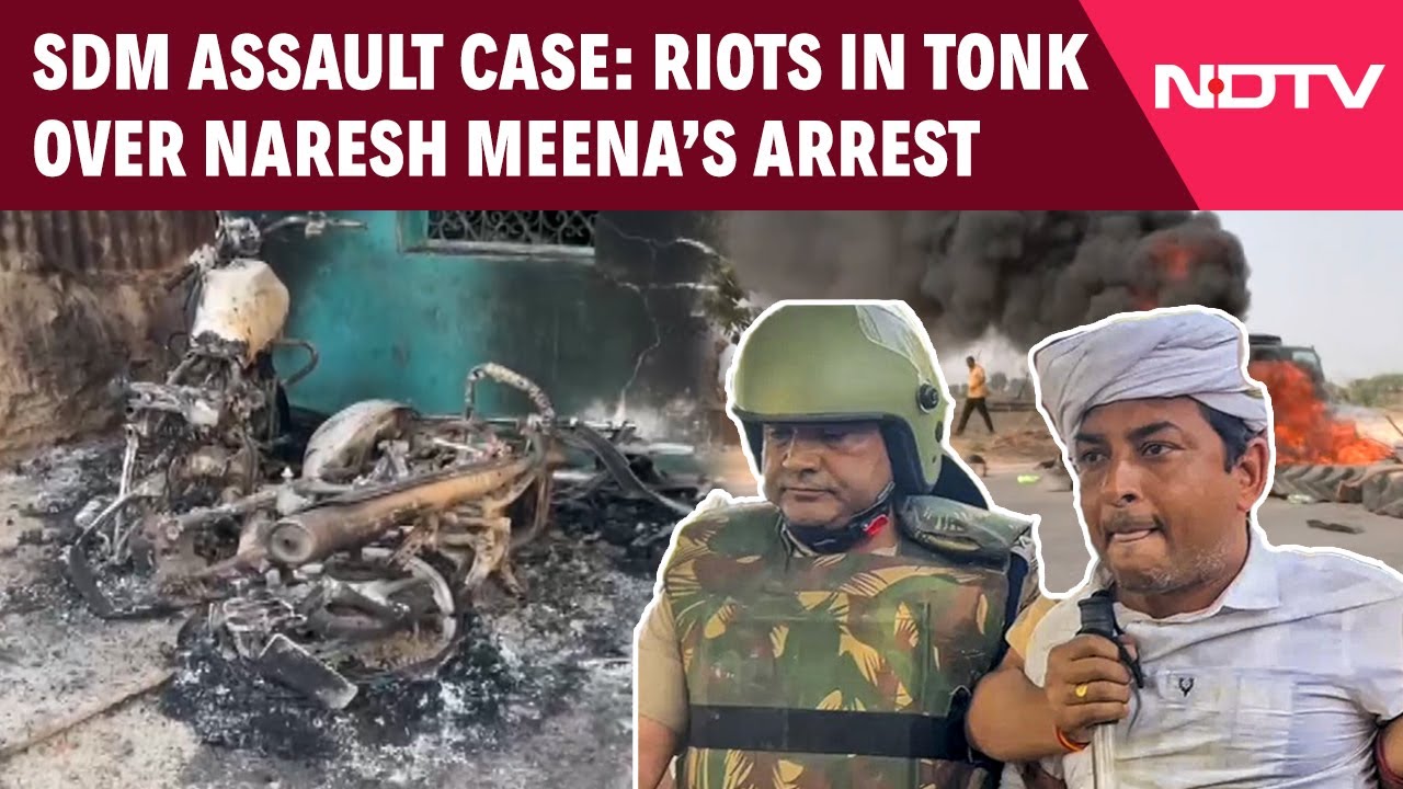 SDM Assault Case: Stones Pelted, Vehicles Burnt Amid Tensions In Tonk