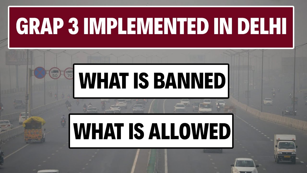 Video : GRAP 3 In Delhi Explained: What Is Banned, What Is Allowed