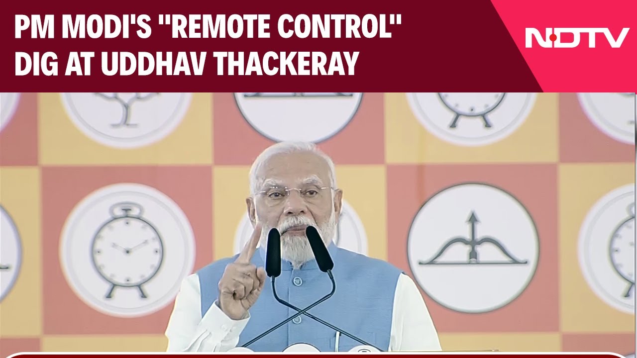 "Handed Over Remote Control To Congress": PM Modi's Dig At Uddhav Thackeray