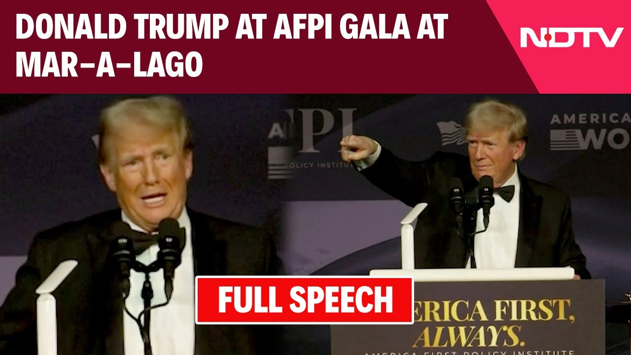 Donald Trump At America First Policy Institute Gala At Mar-A-Lago