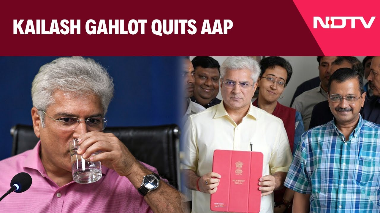 Delhi Minister Gahlot Quits AAP, Says Party Faces "Grave Challenges"