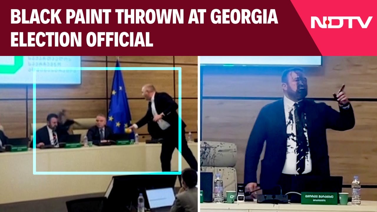 Black Paint Thrown At Georgia Election Commission Official Over Controversial Polls