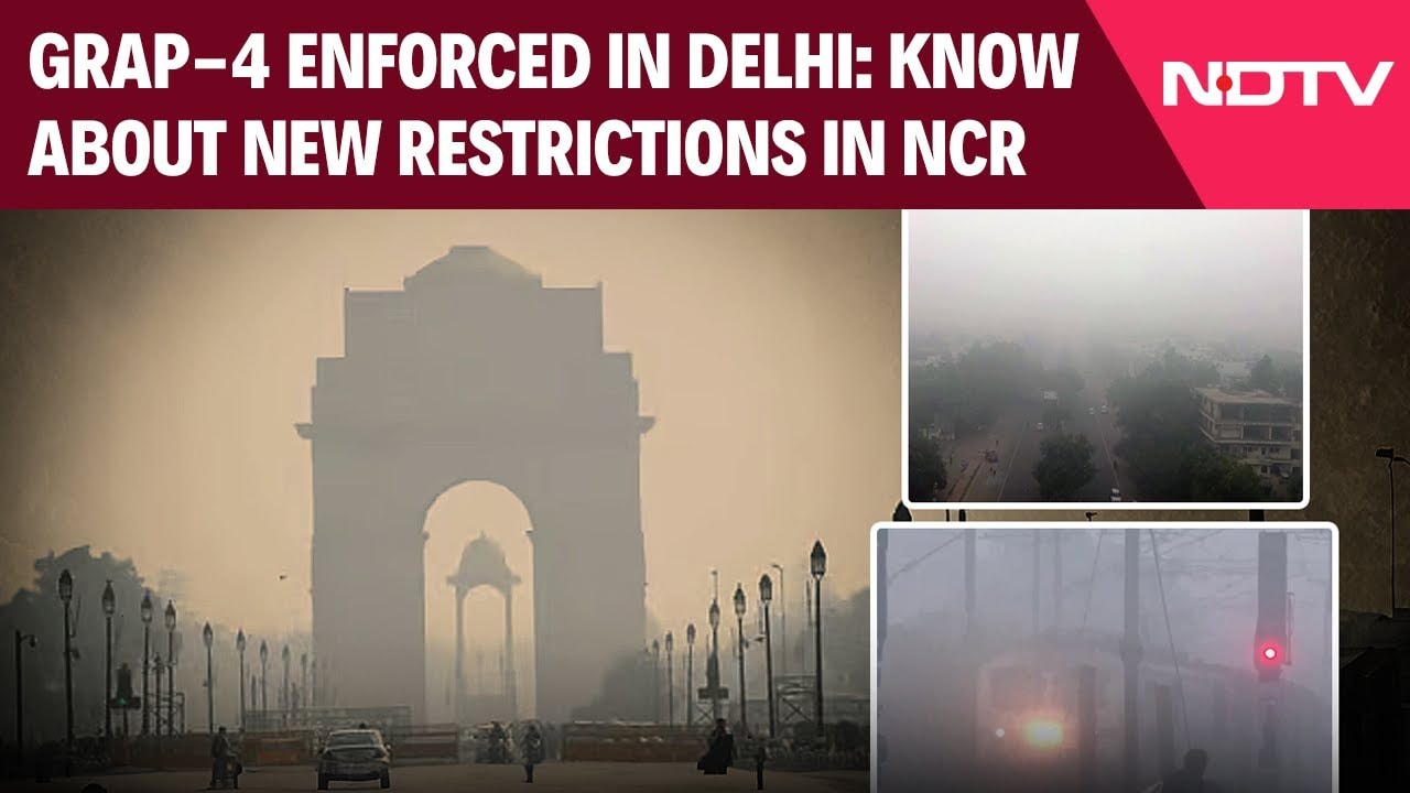 Video : GRAP-4 Enforced In Delhi, Know About New Restrictions In NCR Amid Worsening AQI