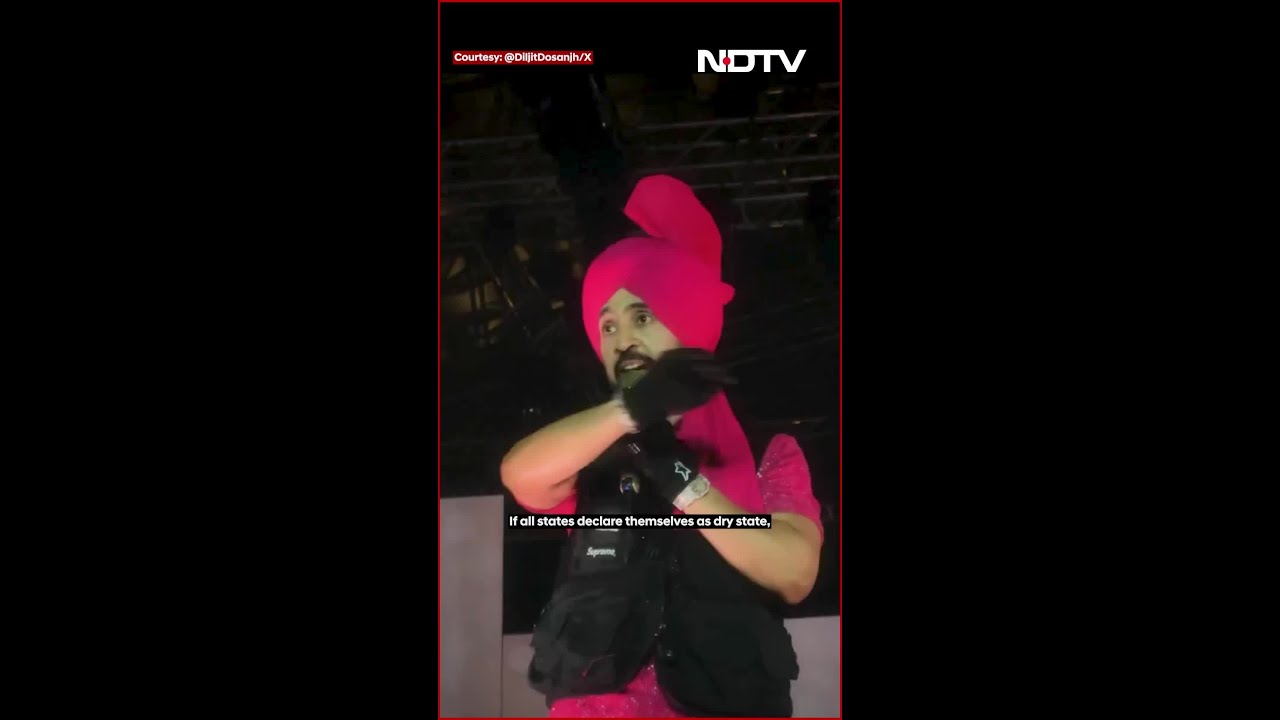 Diljit Promises To Stop Singing About Alcohol If All States Declare 'Dry' Status