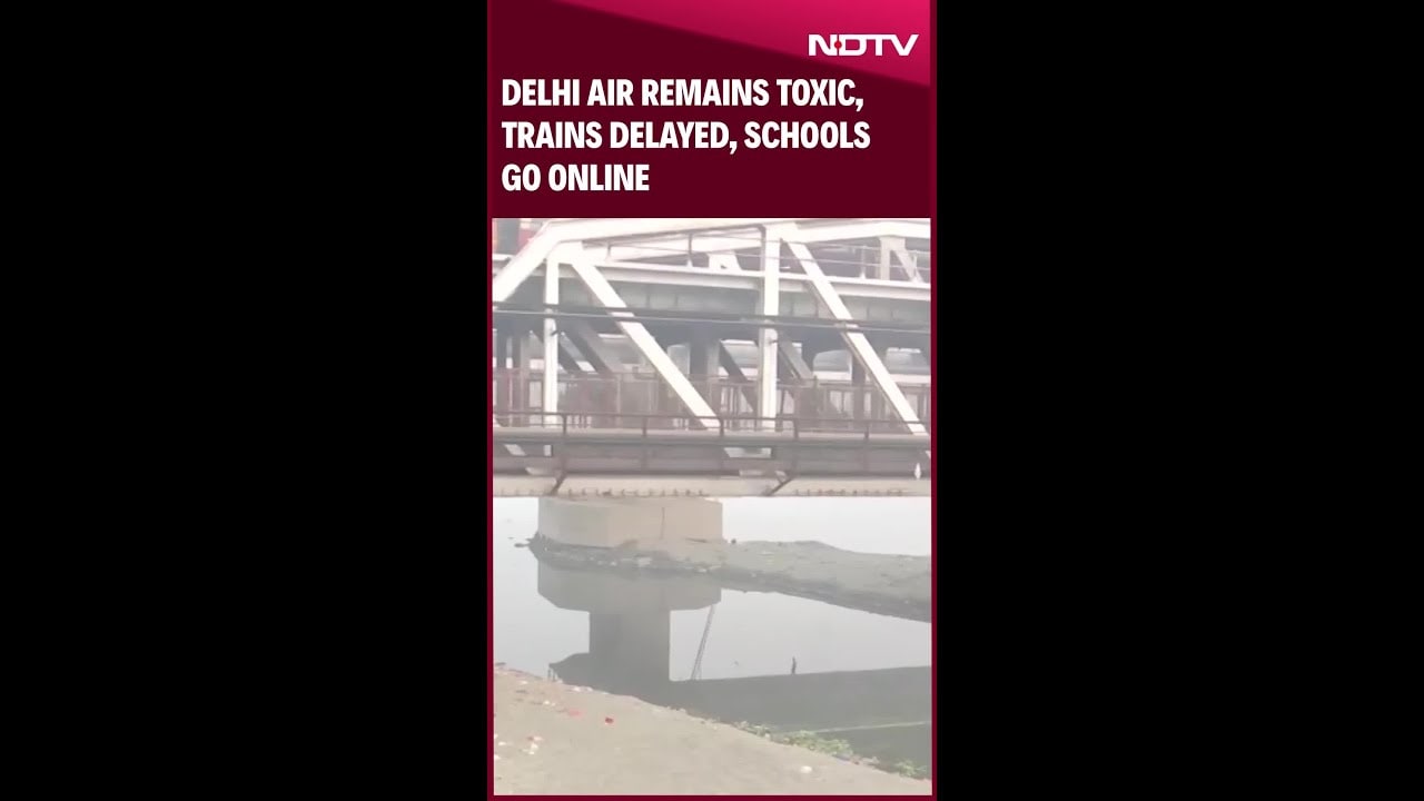 Video : Delhi Air Remains Toxic, Trains Delayed, Schools Go Online