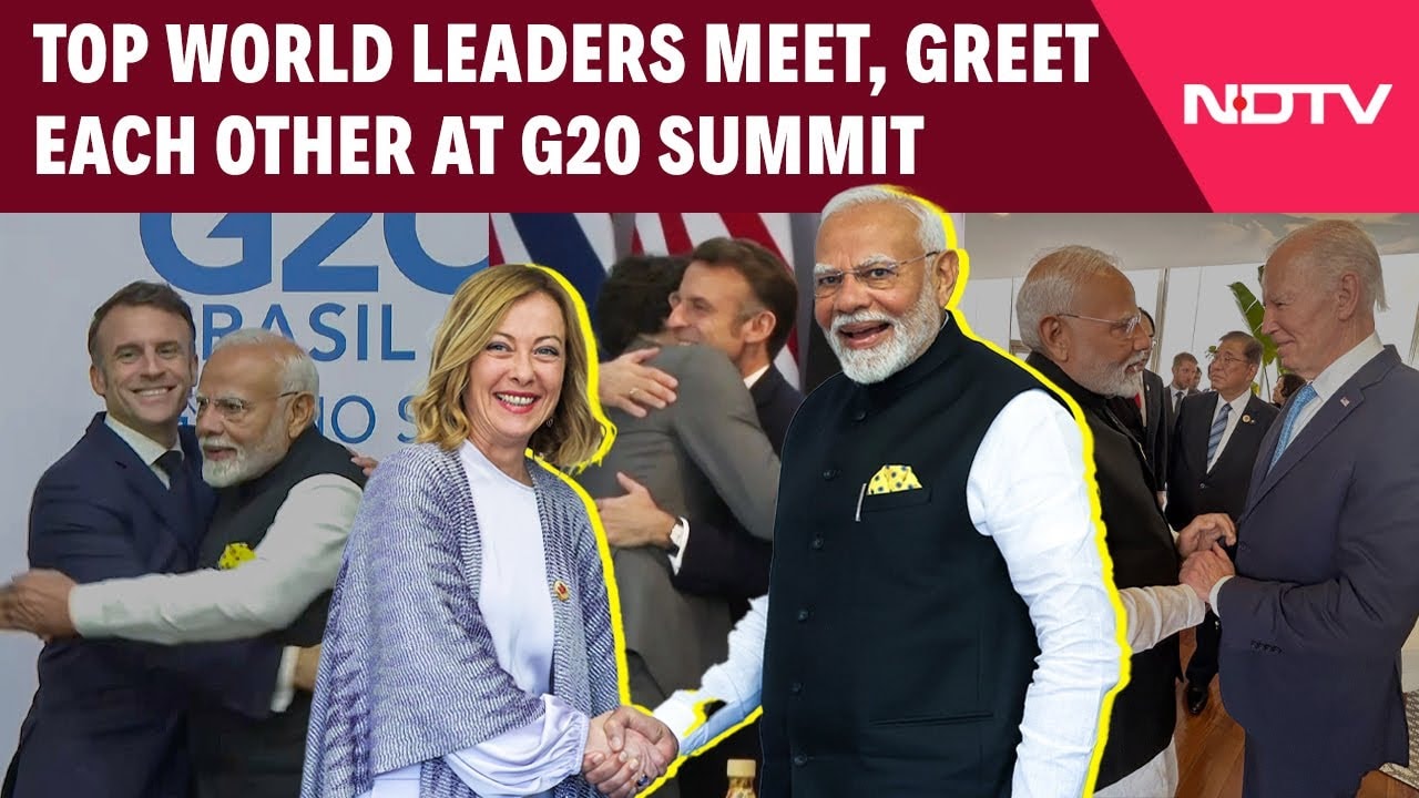 PM Modi Meets Giorgia Meloni, Joe Biden, Emmanuel Macron, Other Leaders At G20 Summit