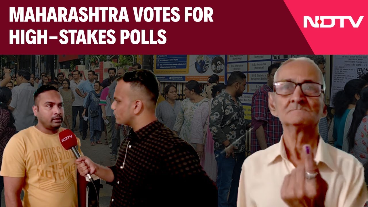 Maharashtra Votes For High-Stakes Polls, Voters Reach Polling Booth