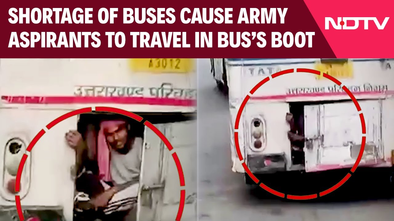 Uttarakhand News: Dozens Of Youth, One Bus Luggage Space: Race For Army Recruitment