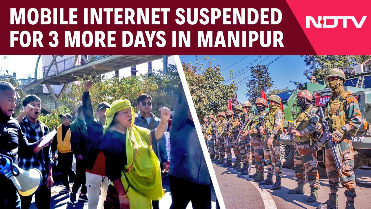 Manipur On The Boil: Mobile Internet Services Suspended For 3 More Days