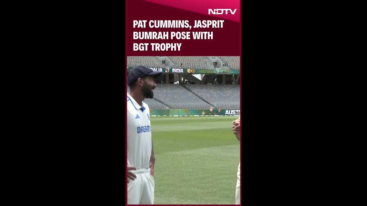 India Vs Australia: Pat Cummins, Jasprit Bumrah Pose With Border-Gavaskar Trophy