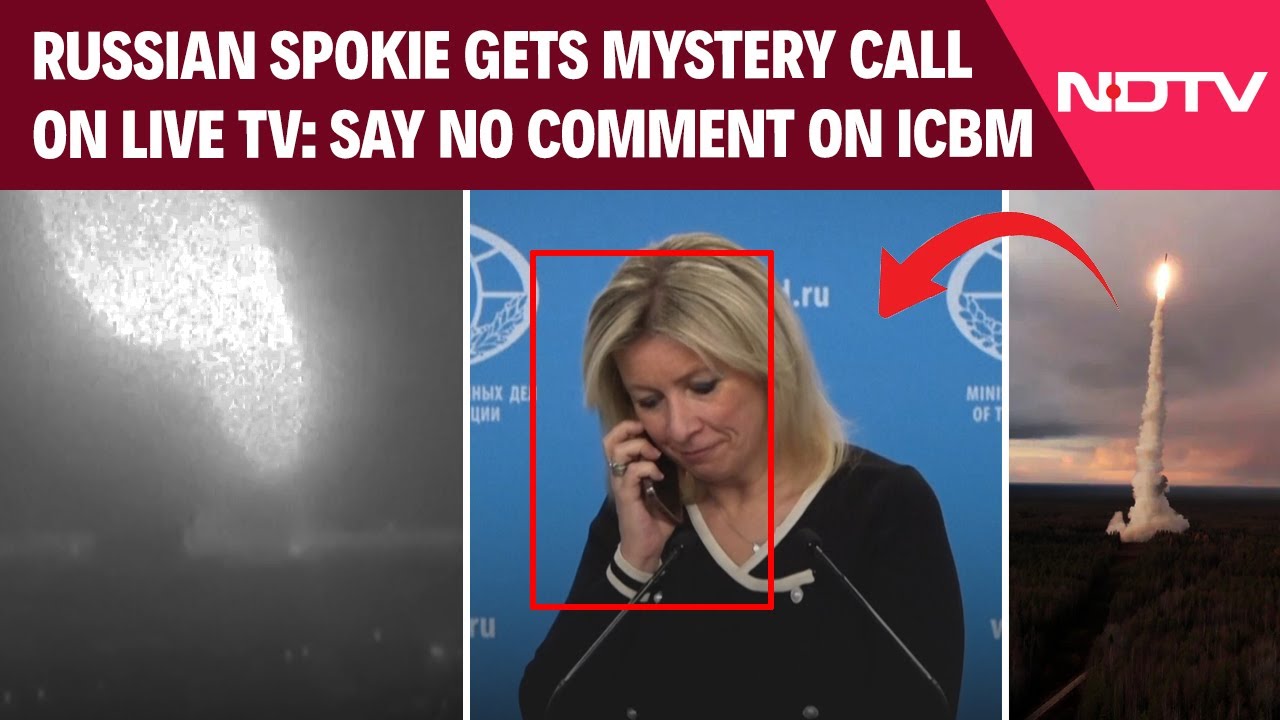 Russia Attacks Ukraine | Russian Spokeswoman Gets Call On Live TV Saying "Not Commenting" On ICBMs