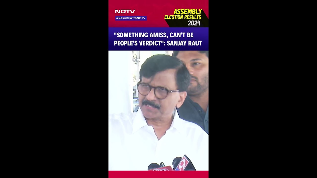 Sanjay Raut On Maharashtra Results: "Something Amiss, Can't Be People's Verdict"