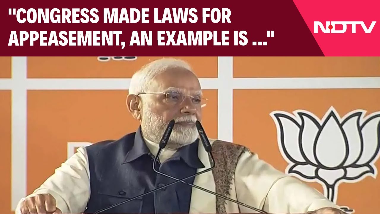 "Congress Made Laws For Appeasement, An Example Is Waqf Board...": PM Modi "Congress Made Laws For Appeasement, An Example Is Waqf Board...": PM Modi
