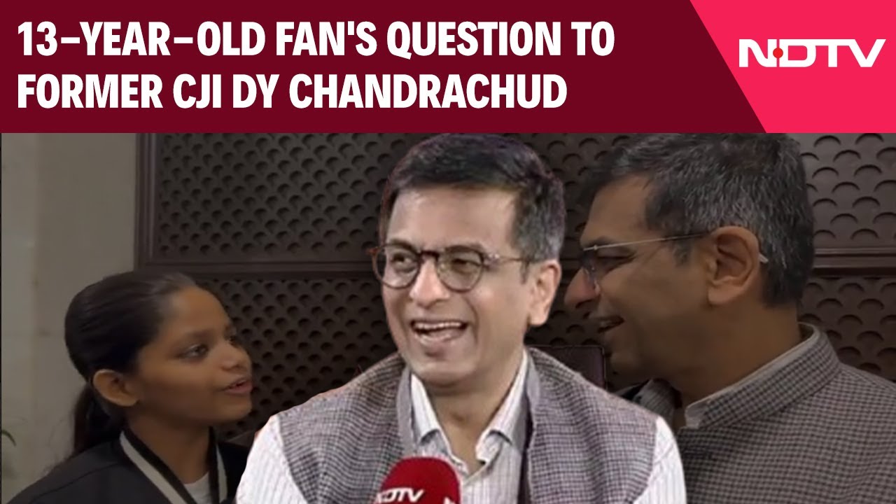 DY Chandrachud | When A 13-Year-Old Fan From Dubai Asked A Question To Former CJI DY Chandrachud