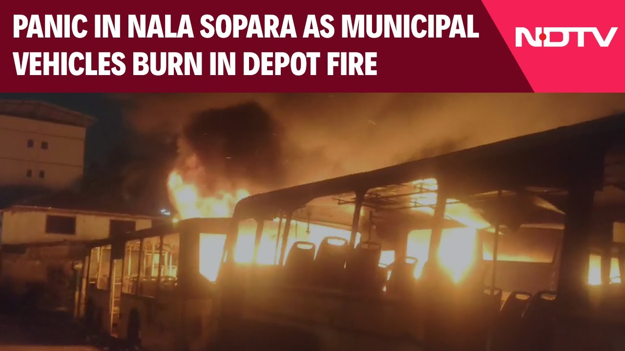 Fire Breaks Out At Nala Sopara East Depot, Six Vehicles Destroyed