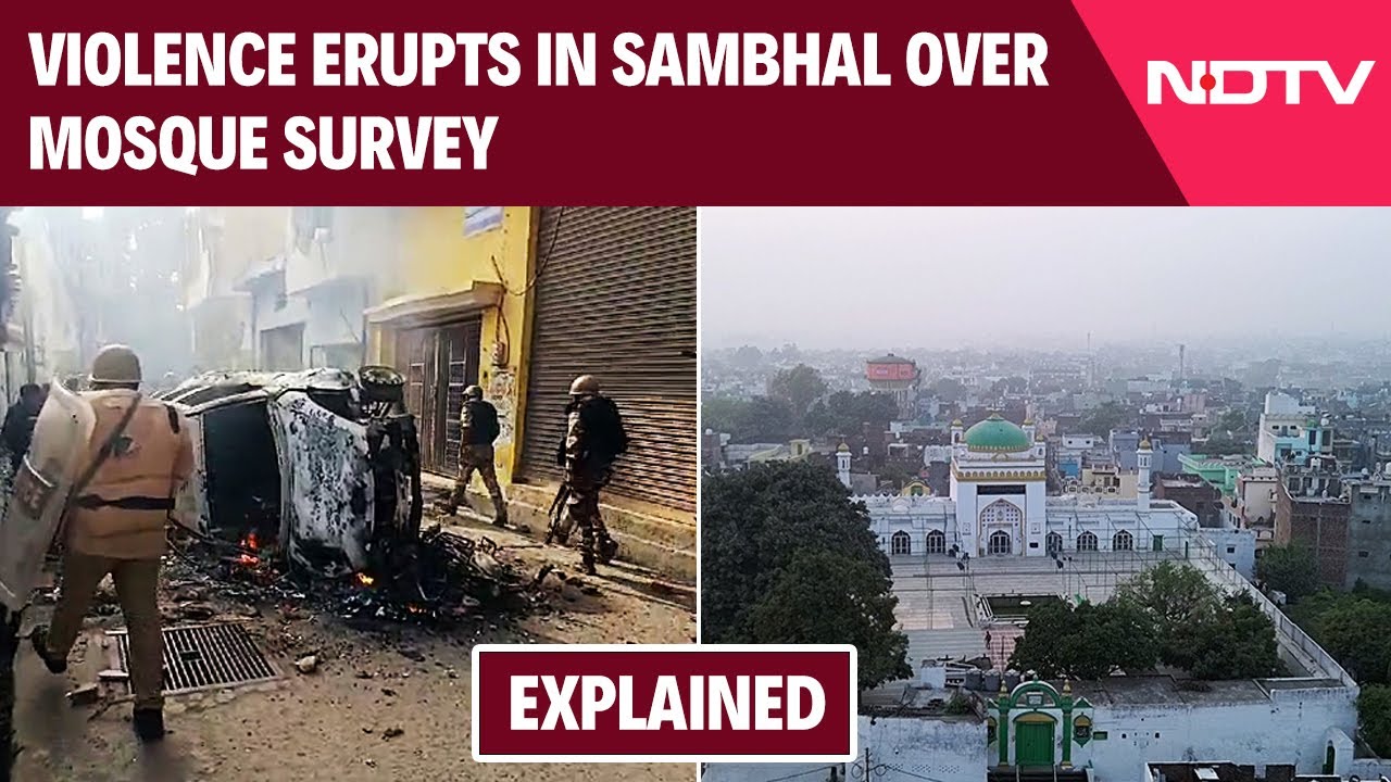 Internet Cut, Schools Closed As Violence Erupts Over Mosque Survey In Sambhal