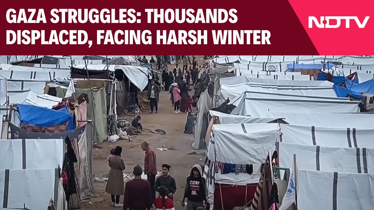Gaza Latest | Winter Weather Strikes Gaza Amid Ongoing Crisis, Hundreds of Thousands Living in Tents