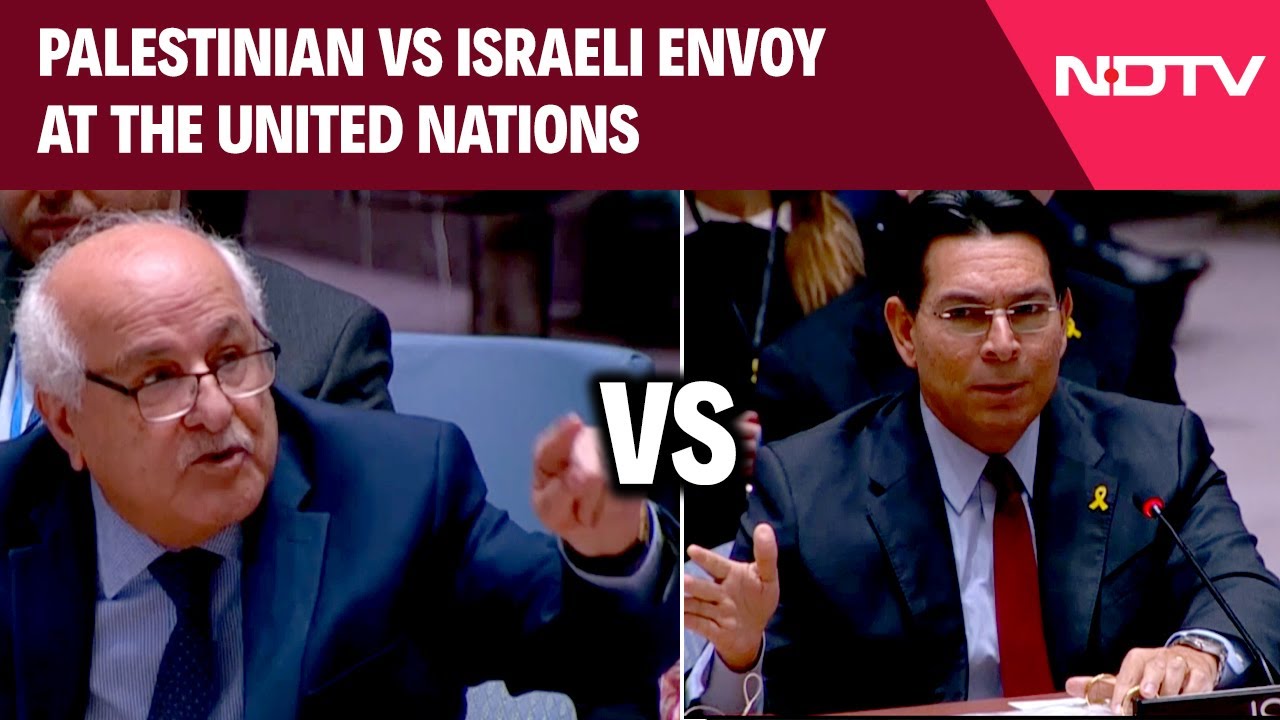 Israeli & Palestinian Envoys At United Nations On Path To Mideast Peace