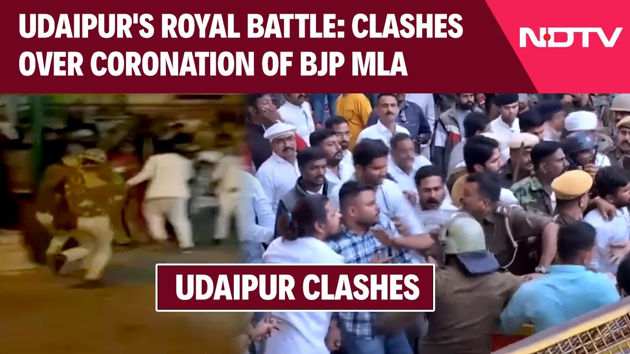 Clashes At Udaipur Palace Gates Over New Maharana's Coronation