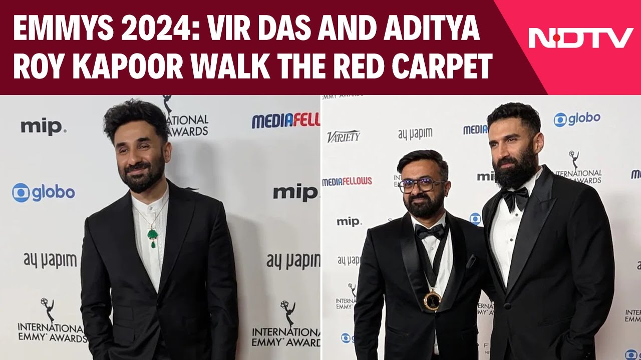 International Emmys 2024: Vir Das And Aditya Roy Kapoor Walk The Red Carpet