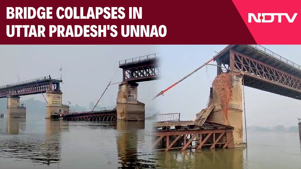 Bridge Built In British Era Collapses In Uttar Pradesh's Unnao