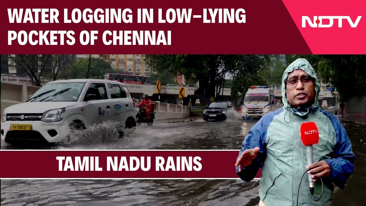 Chennai Receives Moderate Rains, Water Logging In Low-Lying Pockets