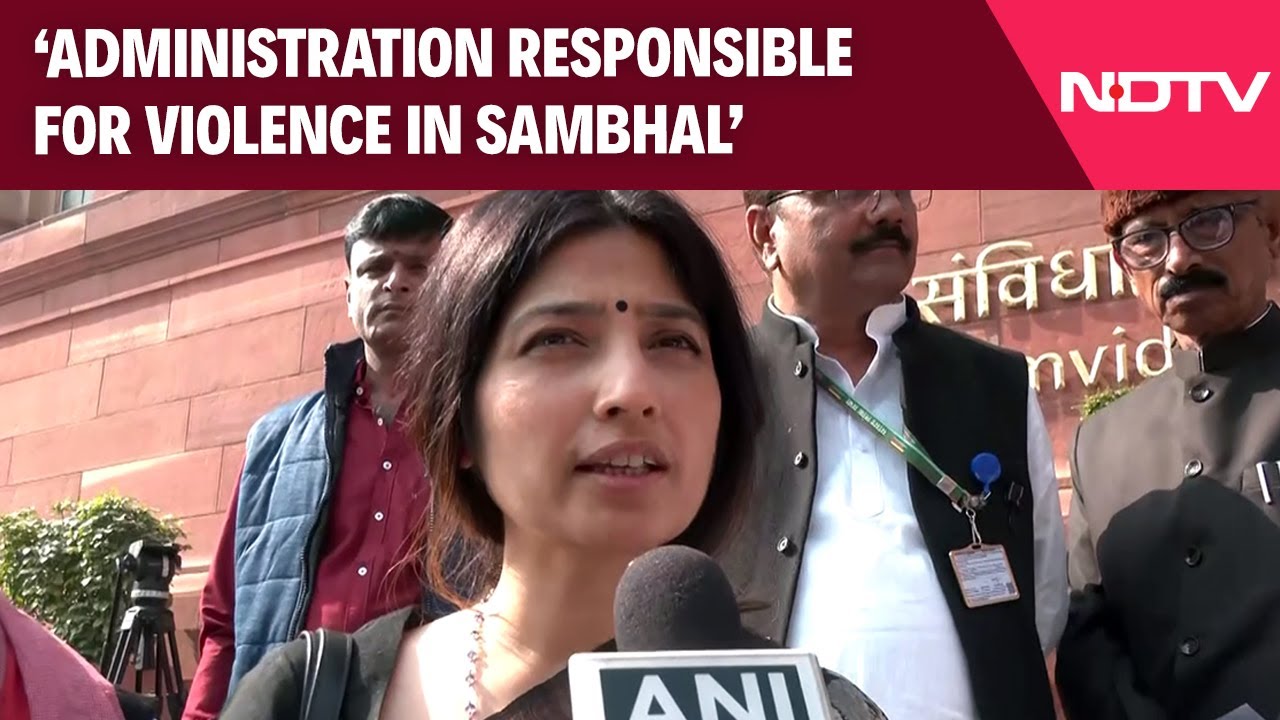 SP MP Dimple Yadav Deems Administration ‘Responsible’ For Sambhal Violence Over Mosque Survey