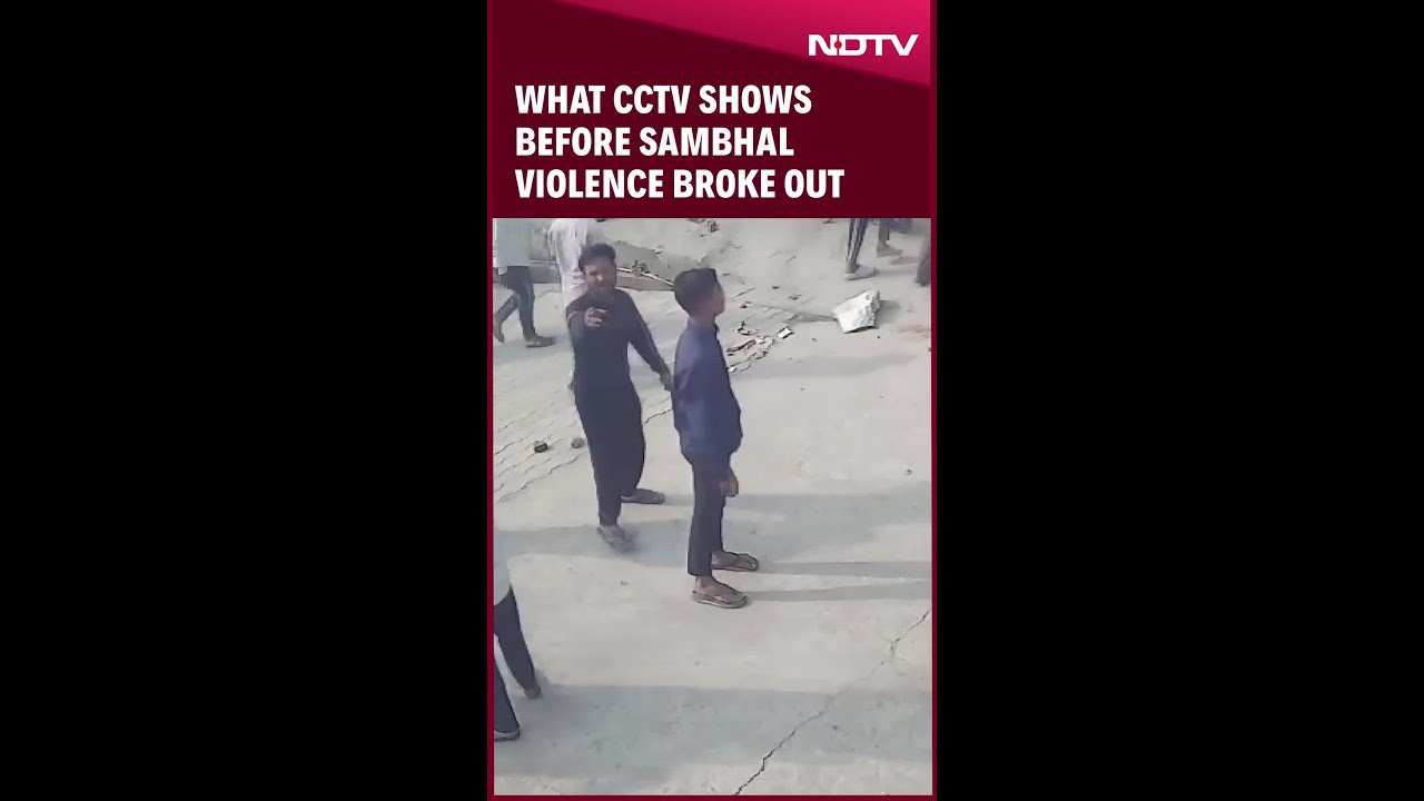 Footage Shows Rioters Destroying CCTVs Before Sambhal Violence Broke Out