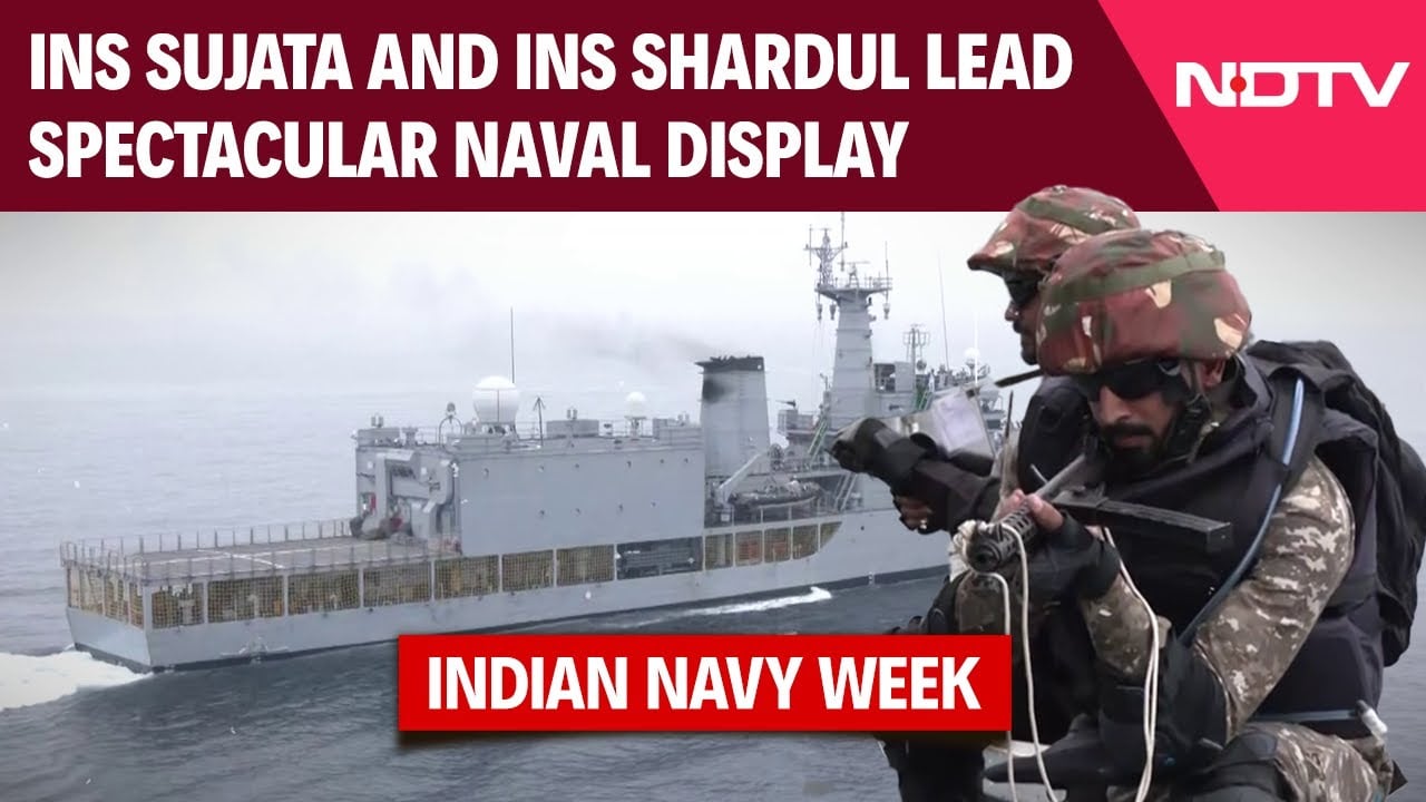 Indian Navy Week | Spectacular Maritime Operations Unveiled Aboard INS Sujata And INS Shardul